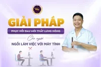 Giải pháp phục hồi đau mỏi thắt lưng hông cho người ngồi làm việc với máy tính