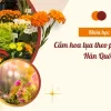 Cắm hoa lụa theo phong cách Hàn Quốc