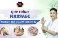 Quy trình massage, bấm huyệt cải thiện cao huyết áp