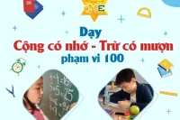 Dạy cộng có nhớ - trừ có mượn phạm vi 100