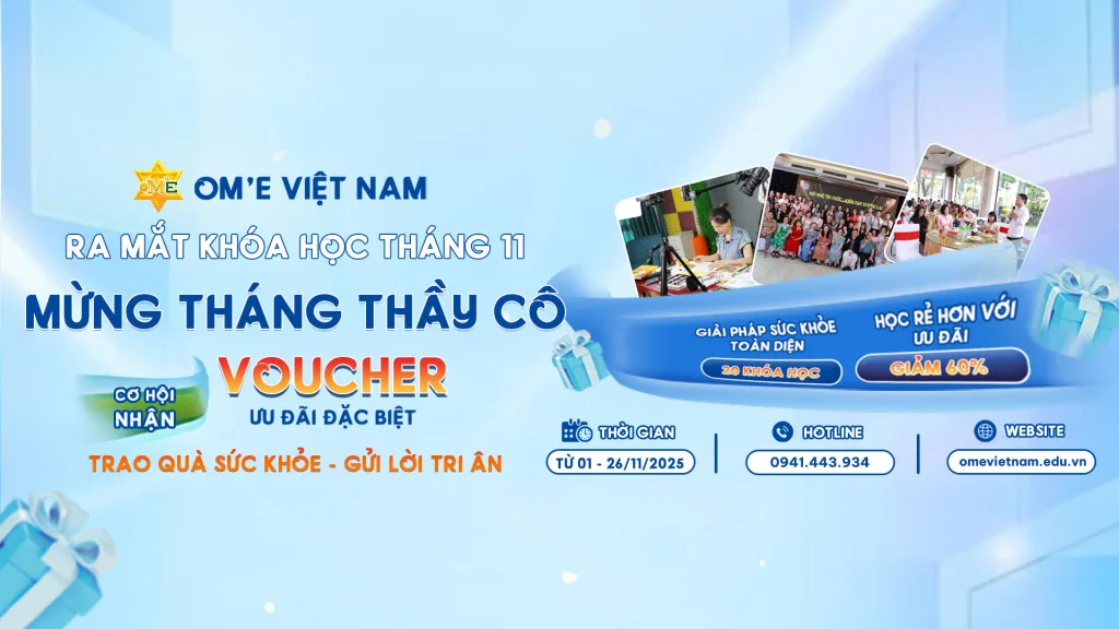 Lễ hội ra mắt tháng 11 - Trao quà sức khỏe, gửi lời tri ân - OM'E Việt Nam